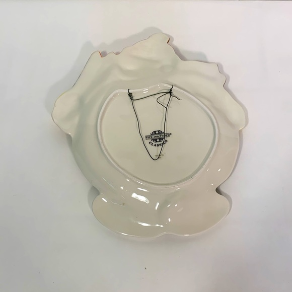 FITZ AND FLOYD CLASSICS CERAMIC FROSTY SNOWMAN  PLATE Wall Hanging. - Picture 7 of 10